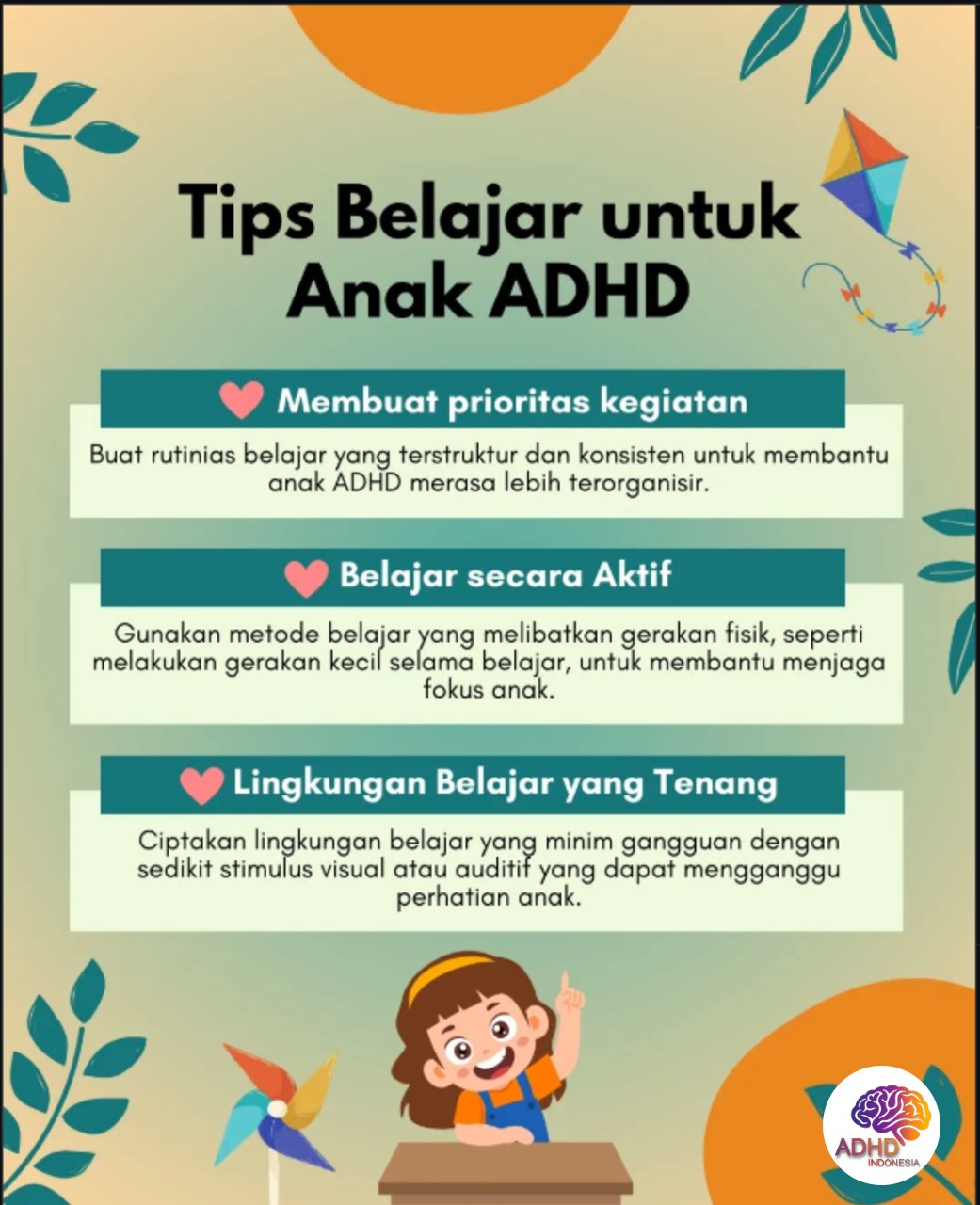 Strategi Belajar yang Cocok untuk Anak ADHD di Kabupaten Sumedang